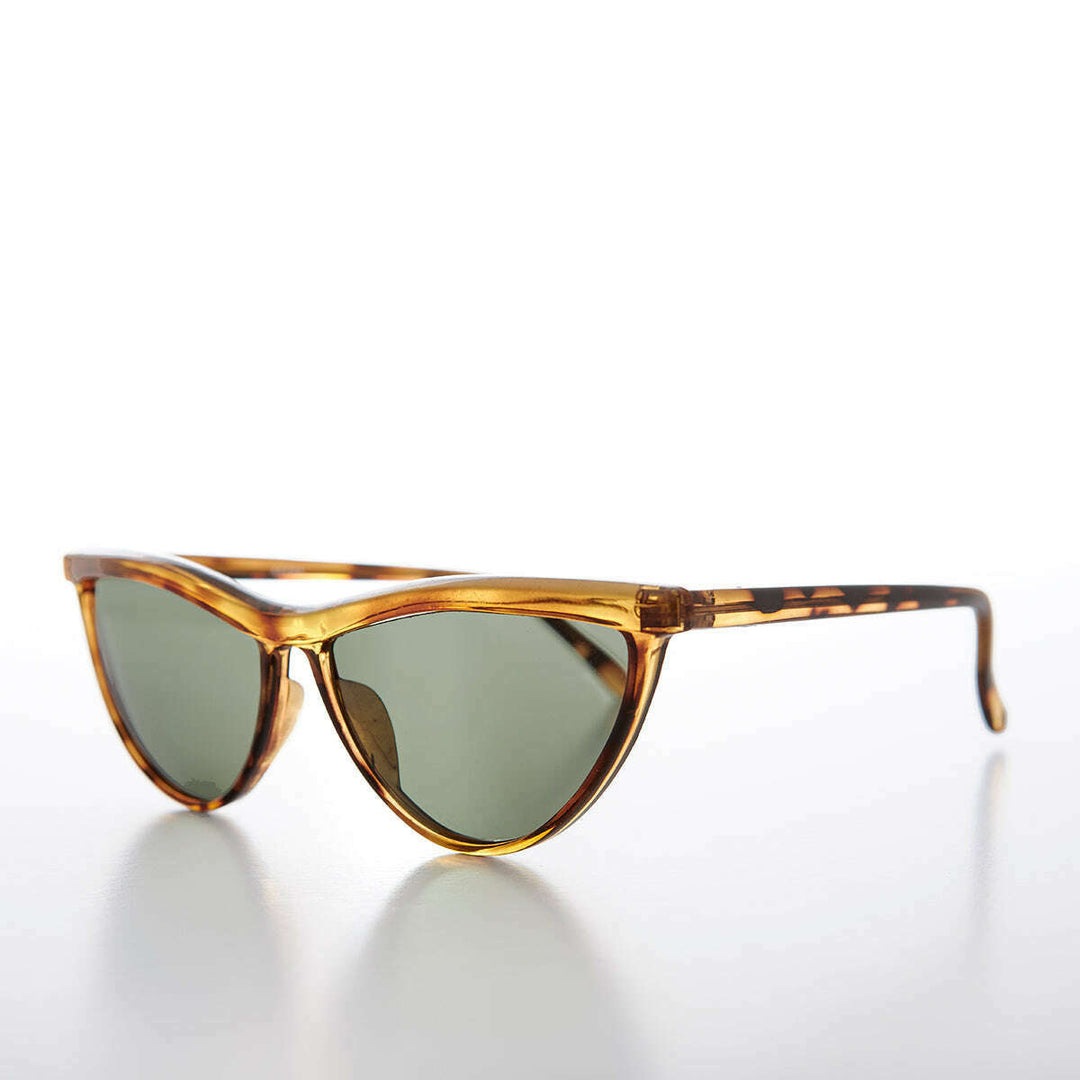 Thin Pointed Tip Vintage Cat Eye Sunglass - Tiff