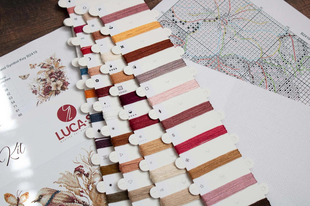 Thre Birds-Autumn B2419L Counted Cross-Stitch Kit