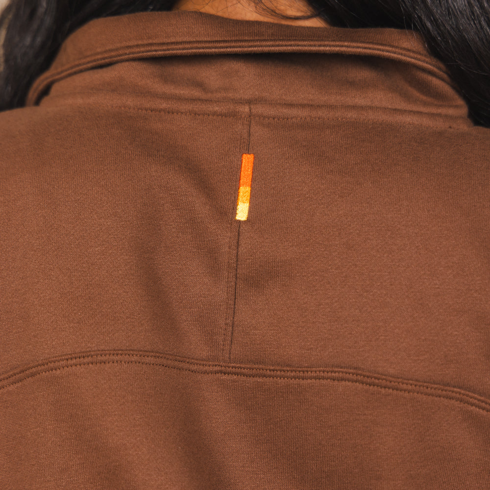 The Mustang | Brown Sexy Terry™ Women’s Half Zip