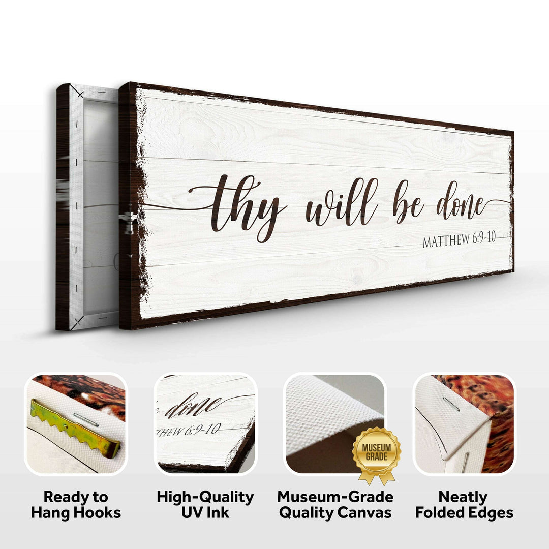 Thy Will Be Done Faith Sign II