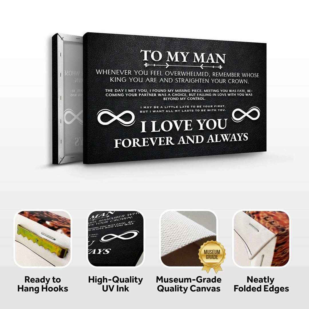 To My Man Father's Day Gift Sign II