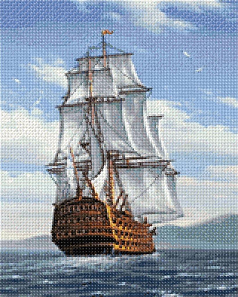 To the Distant Shores CS2604 15.8 x 19.7 inches Crafting Spark Diamond Painting Kit
