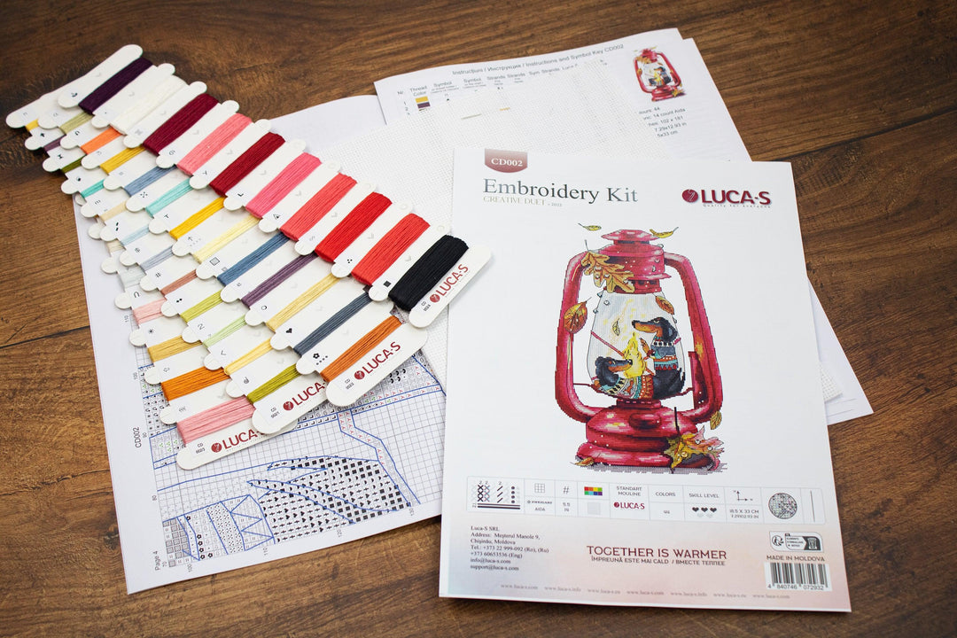 Together is Warmer CD002L Counted Cross-Stitch Kit