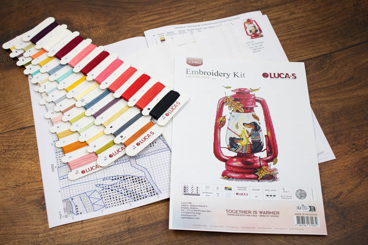 Together is Warmer CD002L Counted Cross-Stitch Kit