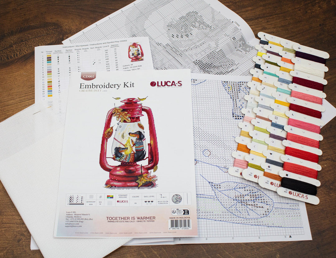 Together is Warmer CD002L Counted Cross-Stitch Kit