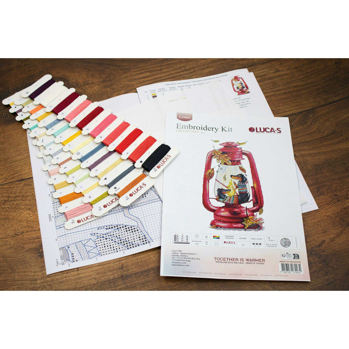 Together is Warmer CD002L Counted Cross-Stitch Kit