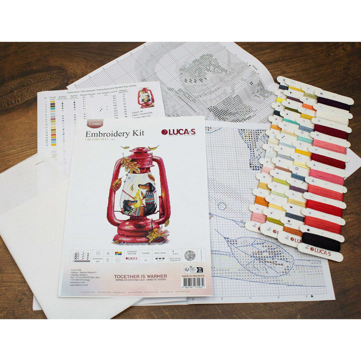 Together is Warmer CD002L Counted Cross-Stitch Kit