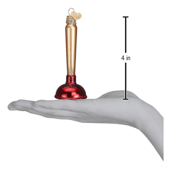 Toilet Plunger Ornament