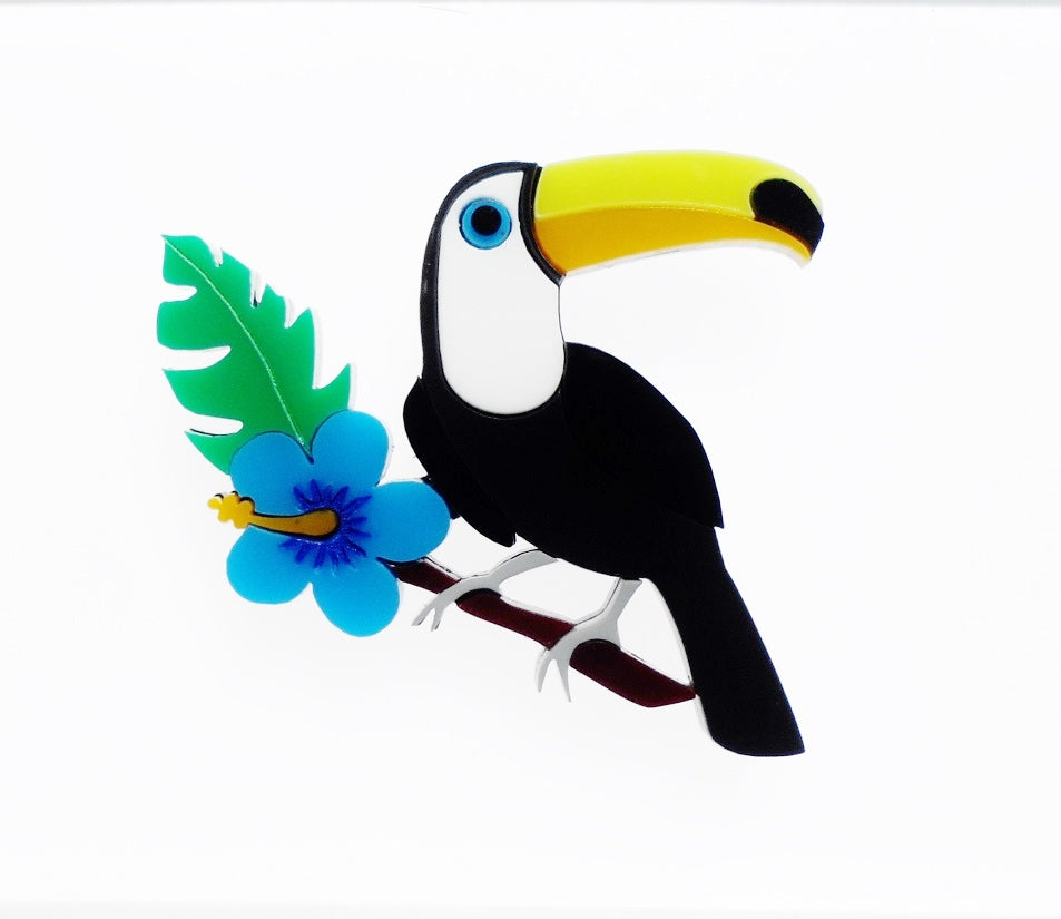 Tropical Toucan Brooch