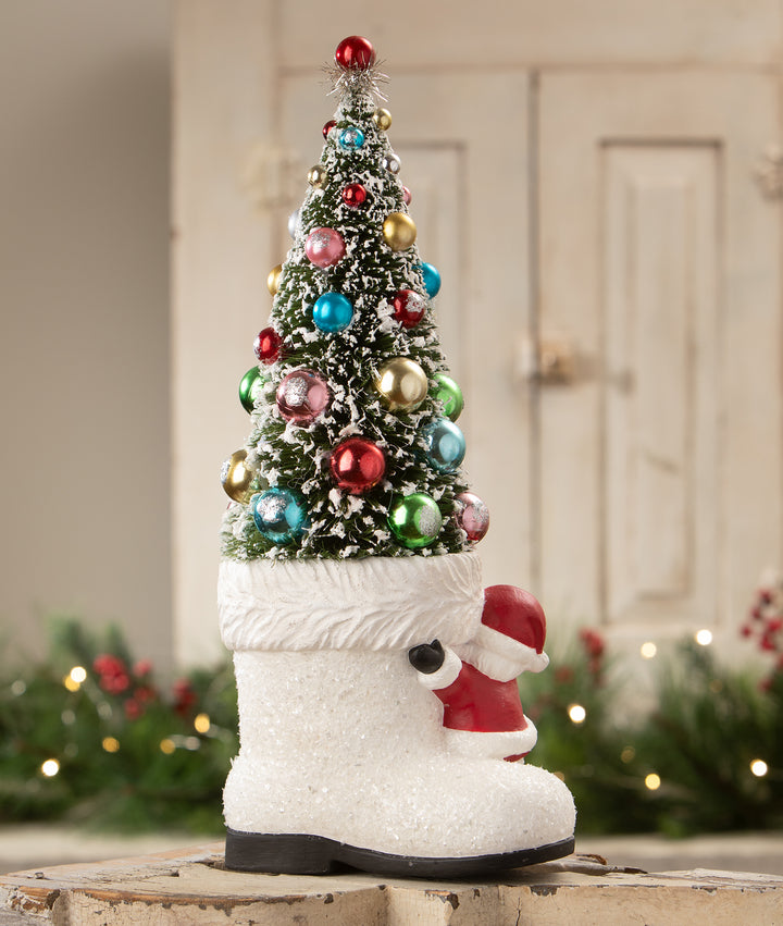 Santa Boot with Tree by Bethany Lowe Designs, image 2