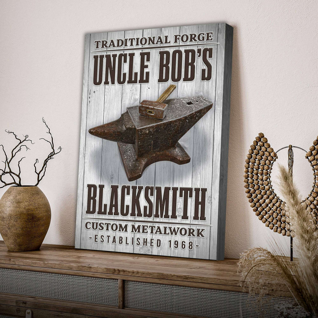 Traditional Forger Blacksmith Sign