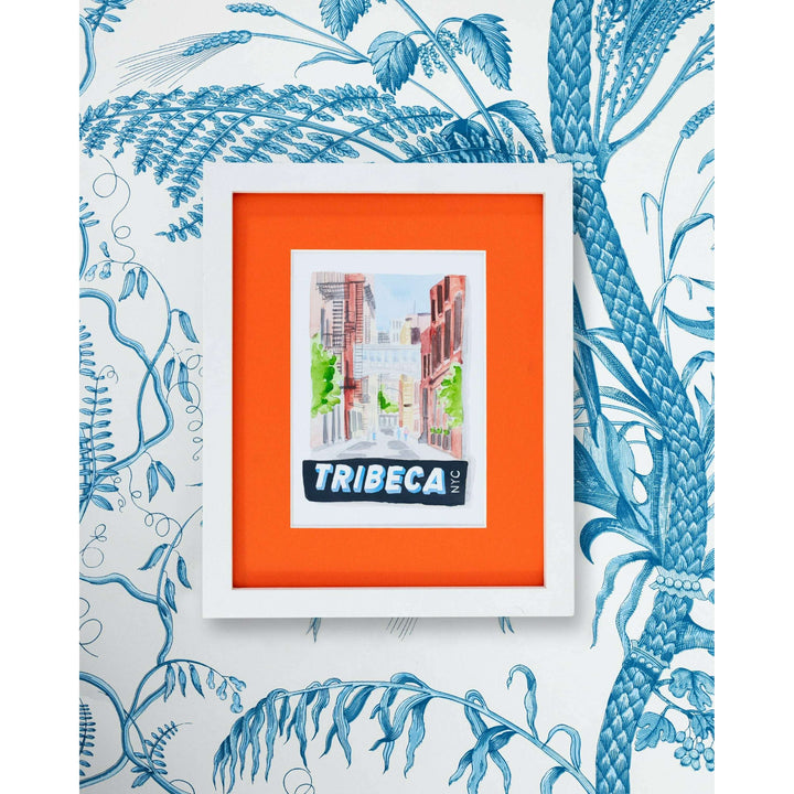 Tribeca NYC Matchbook Art Print