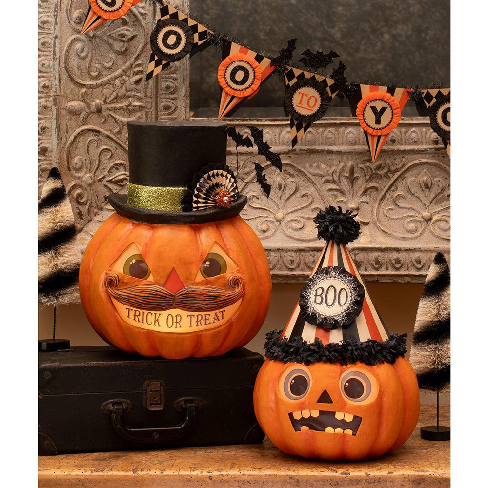 Trick or Treat Pumpkin Stache by Bethany Lowe Designs image 3