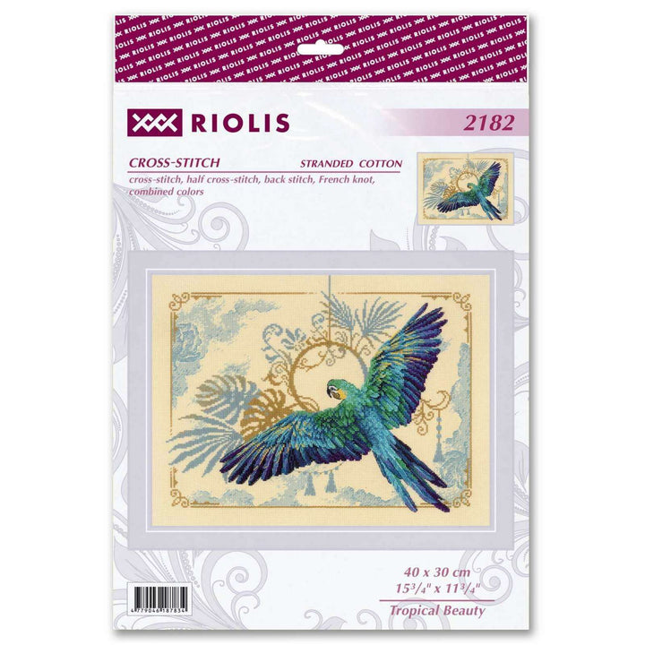 Tropical Beauty R2182 Counted Cross Stitch Kit