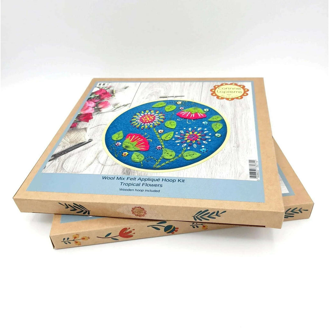Tropical Flowers Applique Felt Kit APPTRO1O
