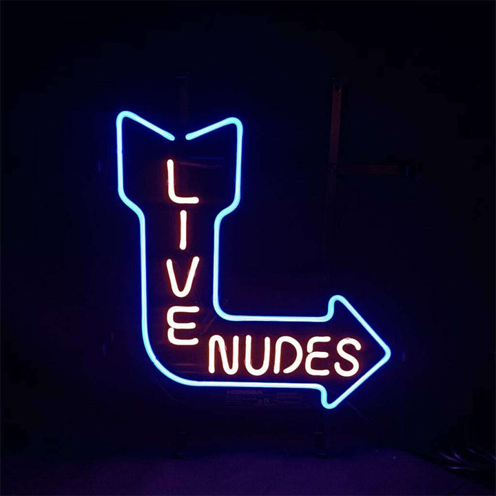 Turn Right Arrow Live Nudes Neon Signs