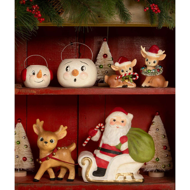 Twinkle Santa's Reindeer by Bethany Lowe Designs, image 4