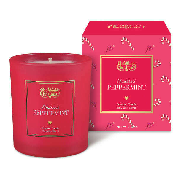 Twisted Peppermint Candle