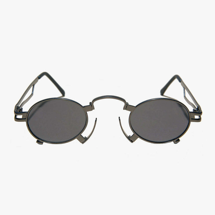 Ultimate Gunmetal Steampunk Sunglass - Jules