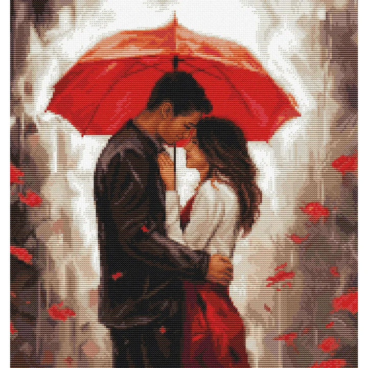 Under the Umbrella BU5047L Counted Cross-Stitch Kit