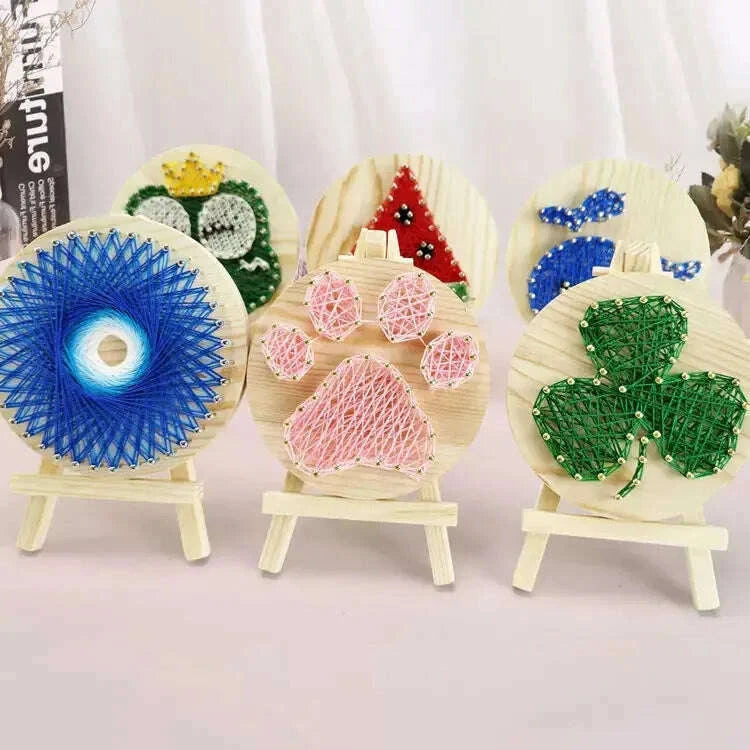 Unicorn String Art Kit with Stand. Simple Decorative DIY String Art Craft Kit M1-3 DHACE28031