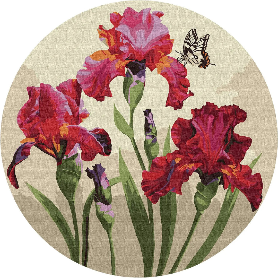 Painting by Numbers kit Exquisite irises KHO-R1032