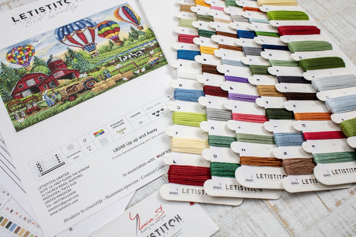 Up Up and Away L8048 Counted Cross Stitch Kit