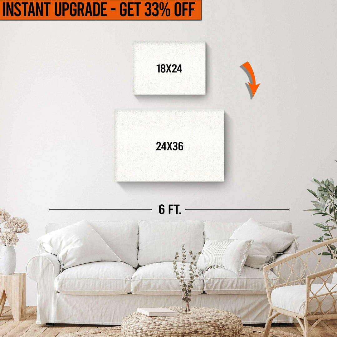 Upgrade Your 18x24 Inches Canvas To 36x24 Inches Canvas