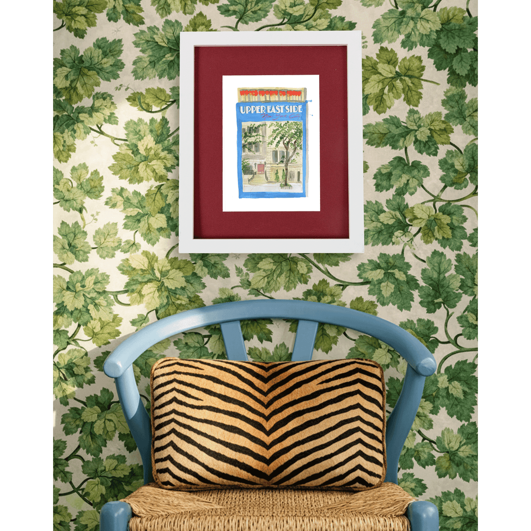 Upper East Side NYC Matchbook Art Print