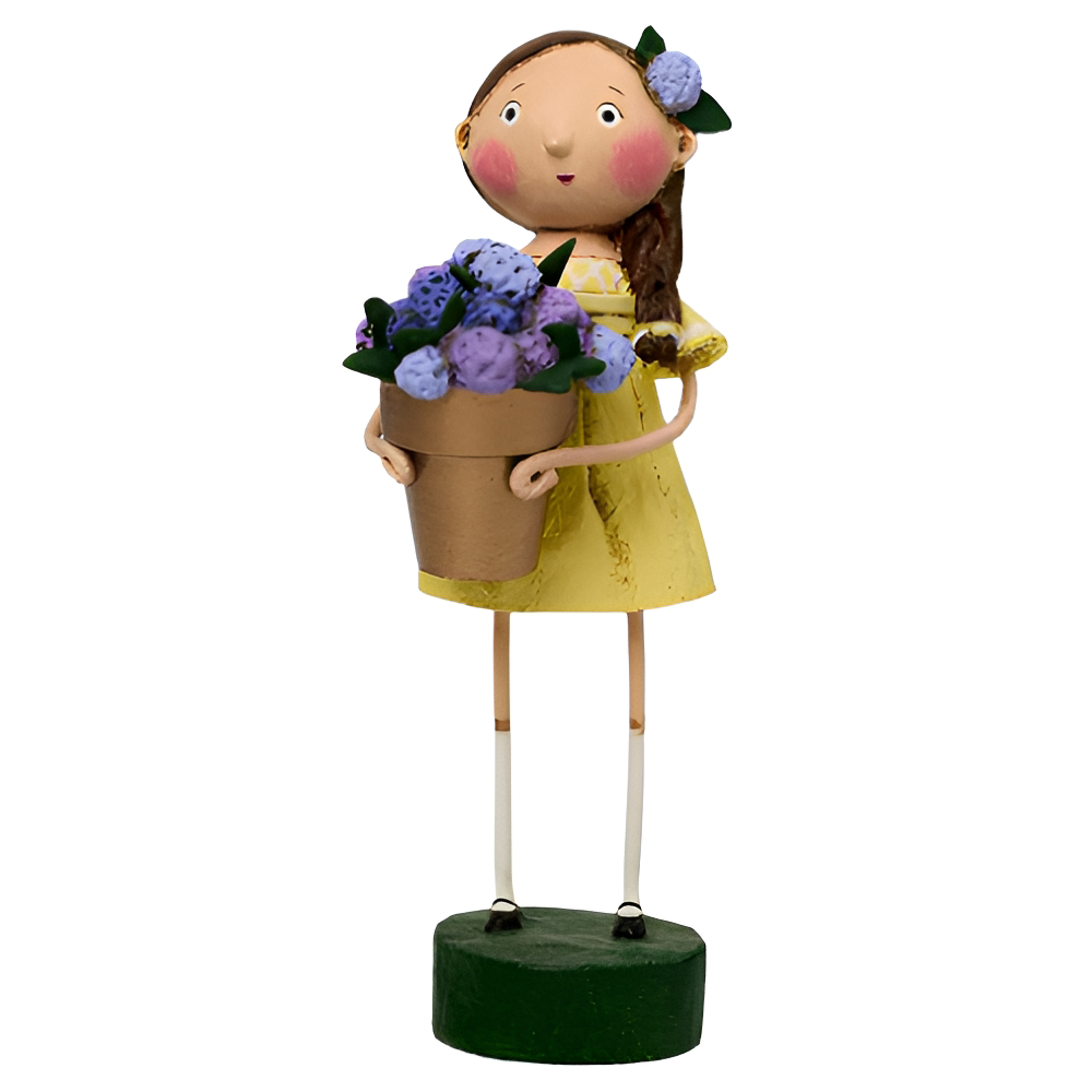 harriets hydrangea lori mitchell easter figurine