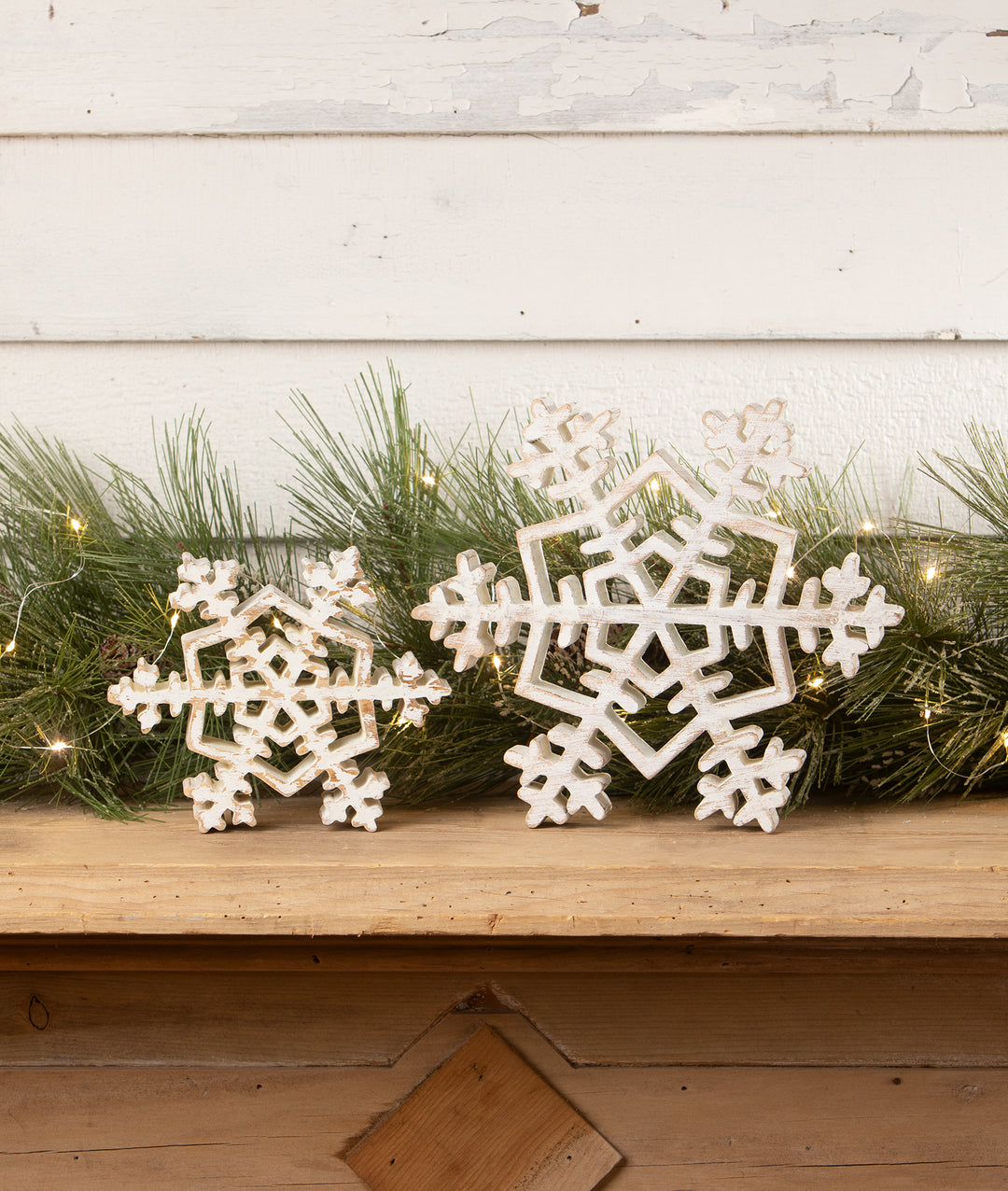 Wooden 7" Snowflake by Bethany Lowe Designs, image 3