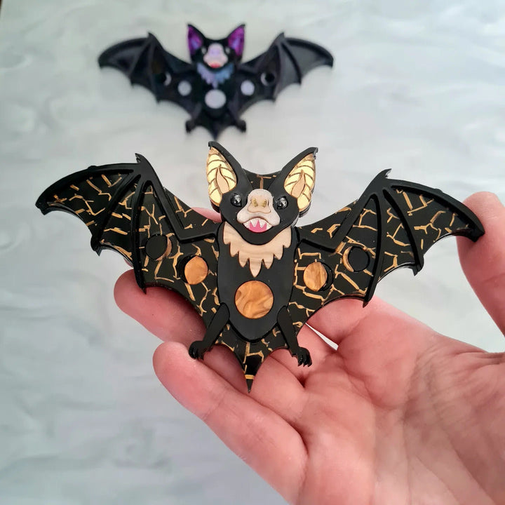 Vampire Bat Statement Necklace - Two Colours by Cherryloco Jewellery 3
