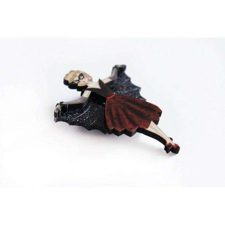Bat Woman Brooch by LaliBlue - Quirks!