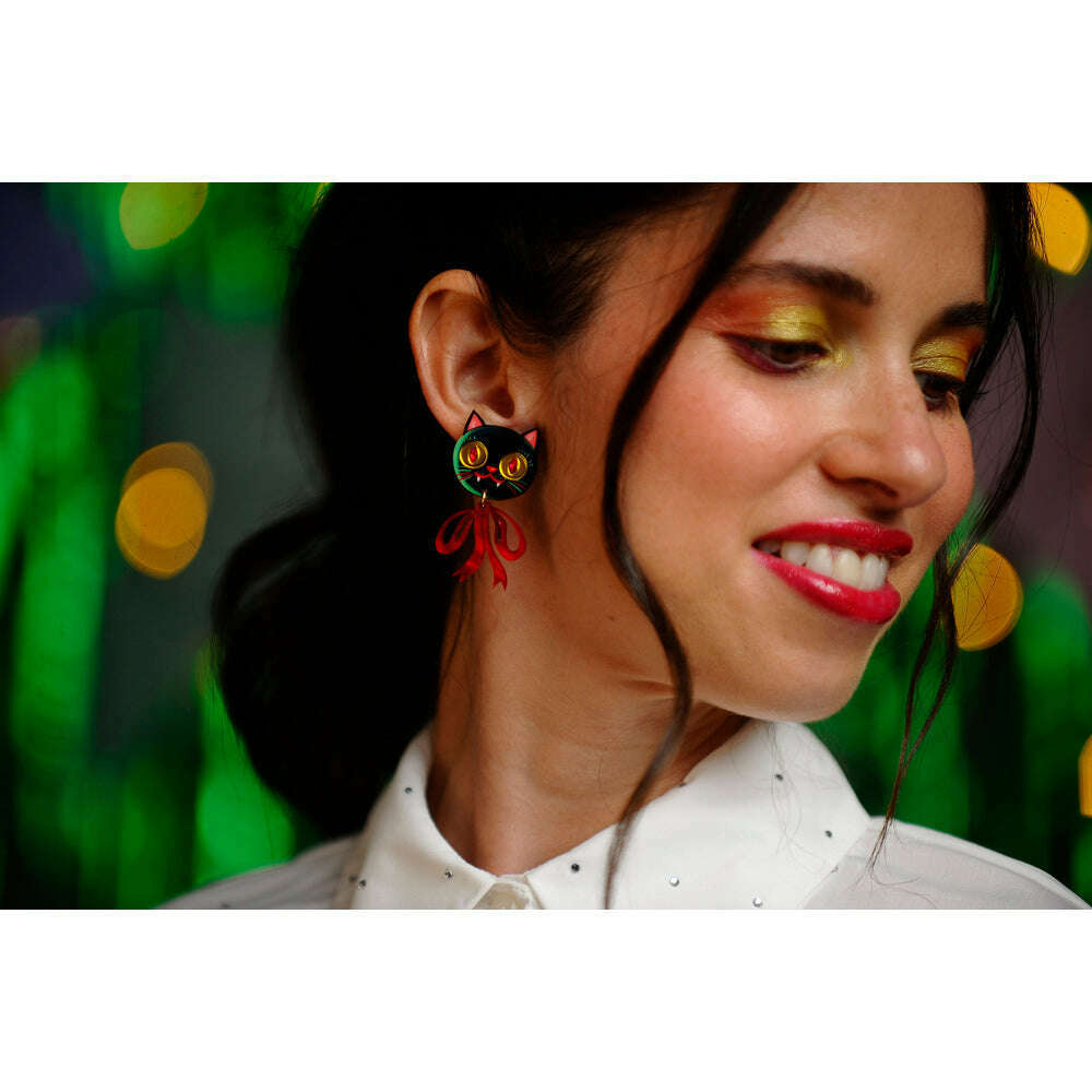 Vampire Kitten Earrings by Laliblue – view 4