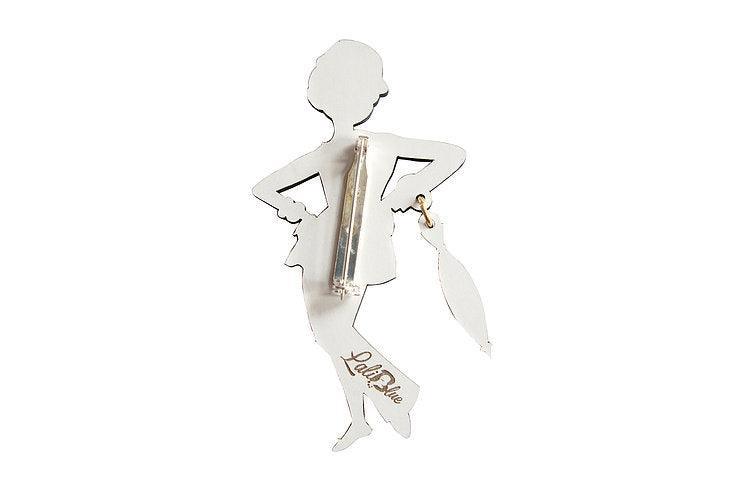 Victor Victoria Halloween Brooch by Laliblue - Quirks!