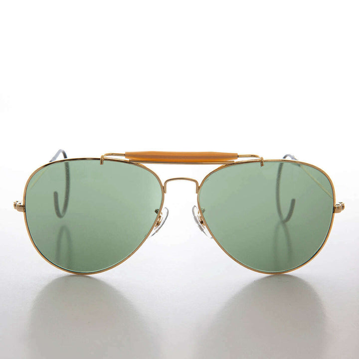 Vintage Aviator with Cable Temples  - Wolfman