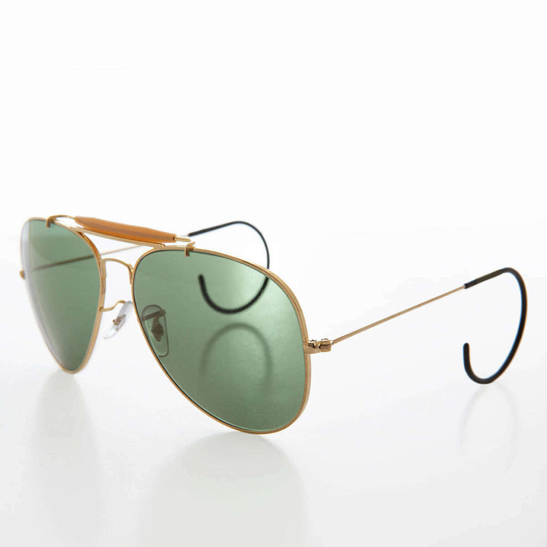 Vintage Aviator with Cable Temples  - Wolfman