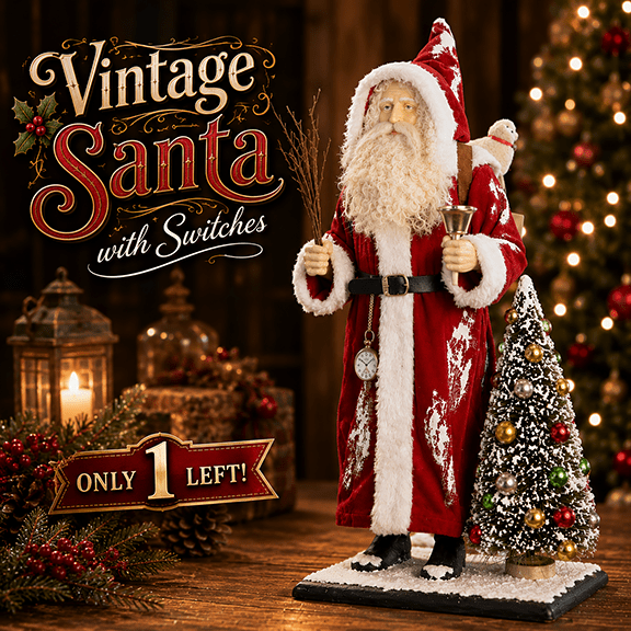 Vintage Collectible Santa with Switches – view 3