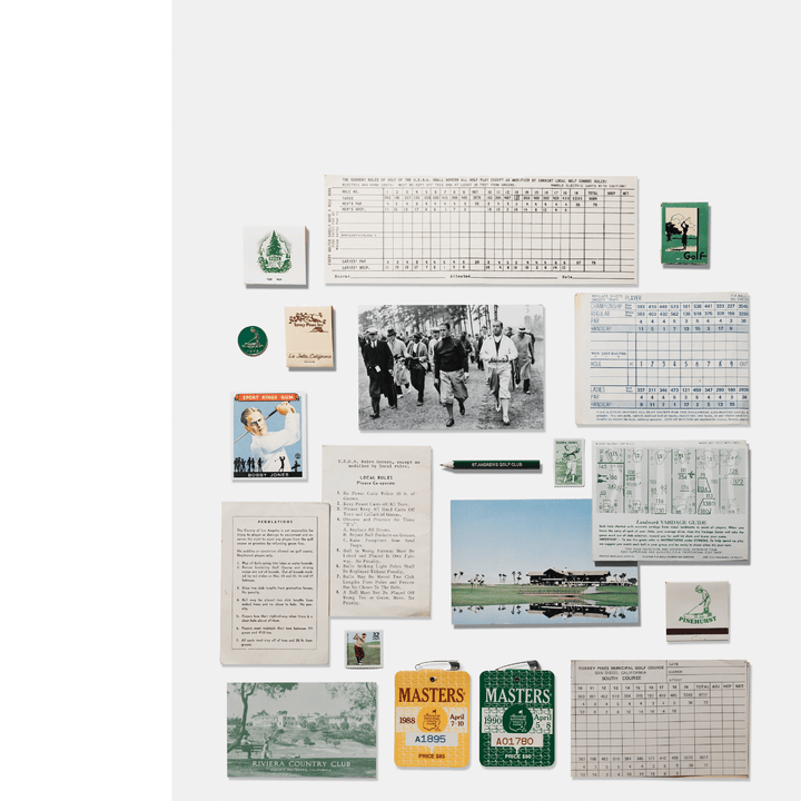 Vintage Golf Collage Poster