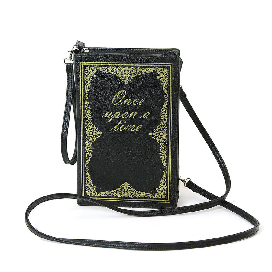 Vintage Hard Bound Story Book Clutch Shoulder Bag by Book Bags