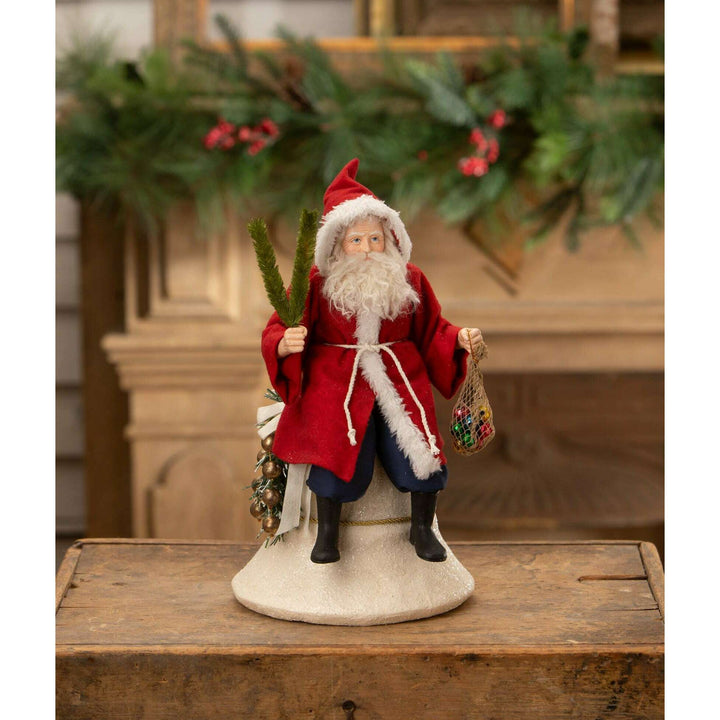 Vintage Santa on Bell by Bethany Lowe Designs, christmas decor
