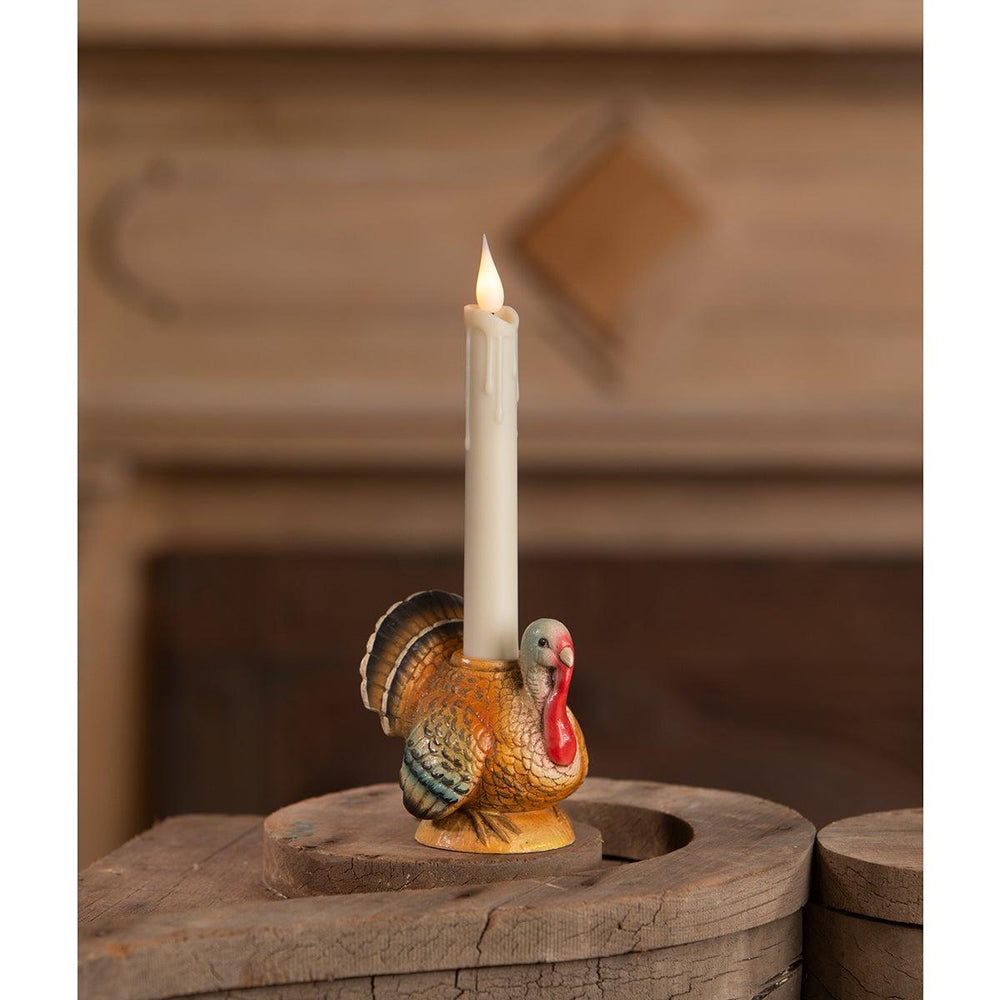 Vintage Turkey Candlestick by Bethany Lowe Designs image