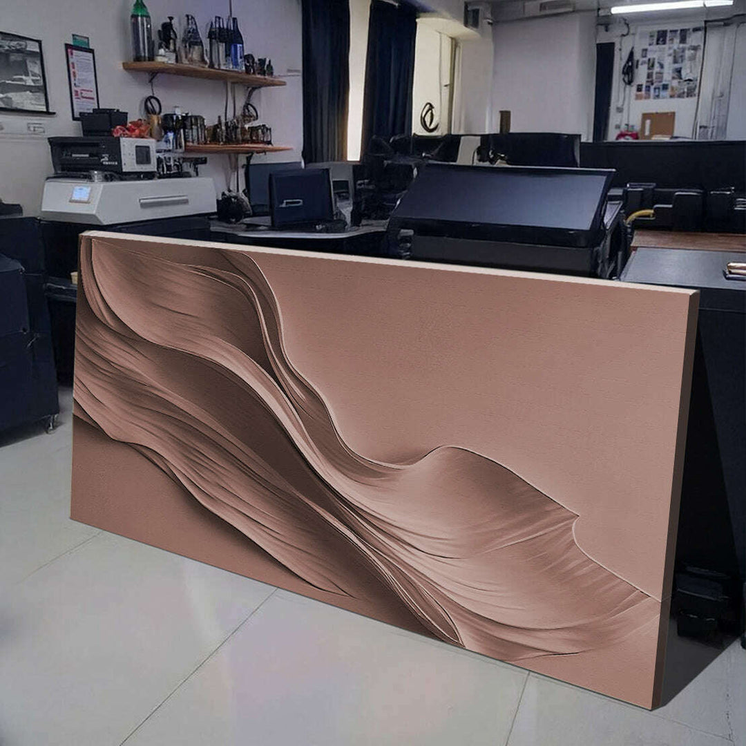 Warm Terracotta Minimalist Wall Art