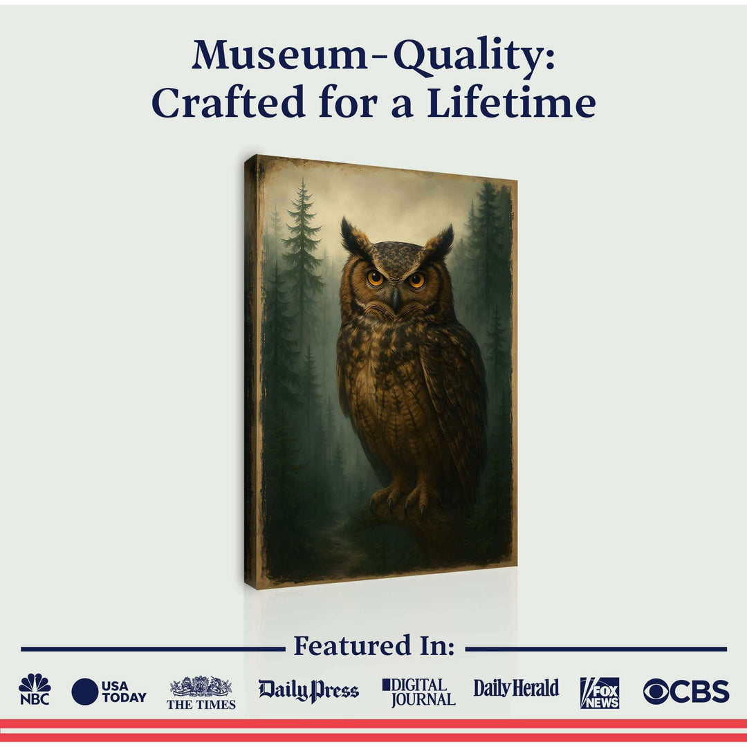 Watcher Of The Woods Owl Wall Art