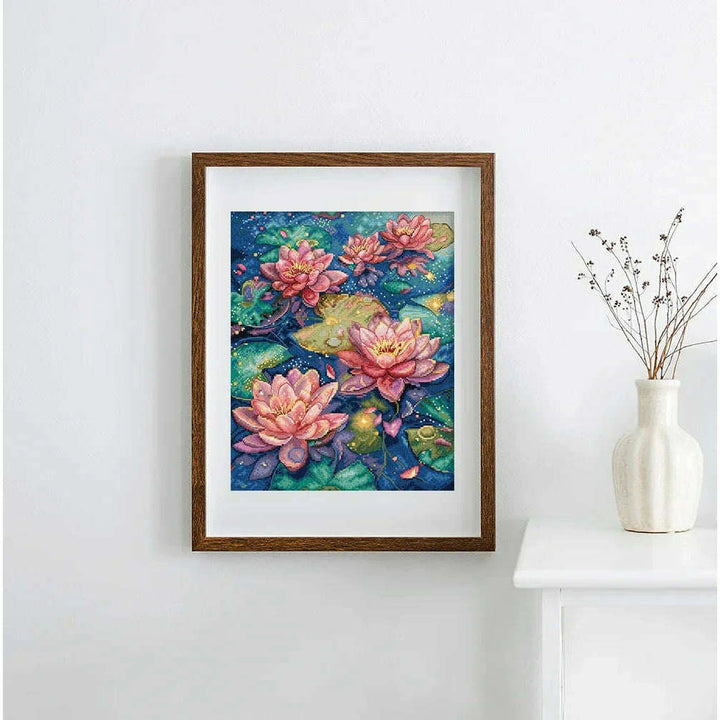 Water lily L9910 Counted Cross Stitch Kit