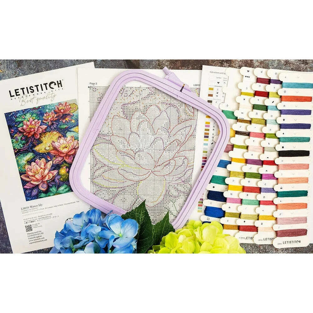 Water lily L9910 Counted Cross Stitch Kit