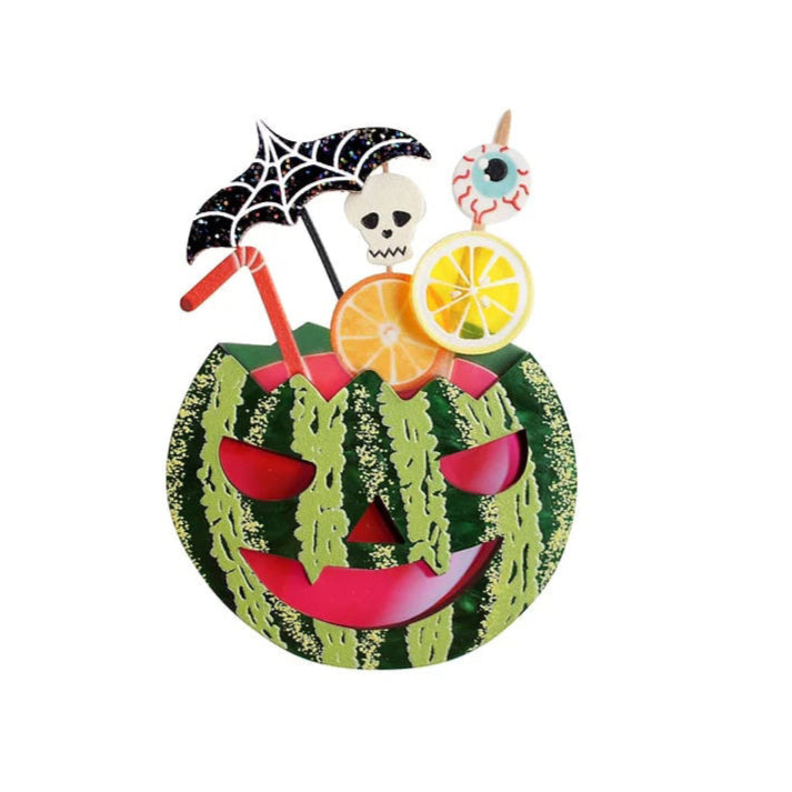 Watermelon Cocktail Brooch by LaliBlue