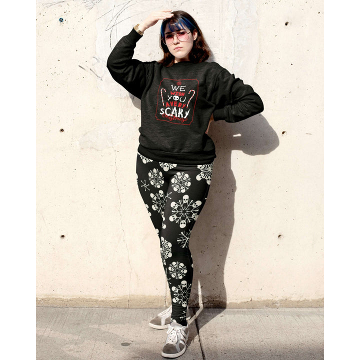 We Wish You A Scary Christmas Candy Cane Tee - Unisex Shirt