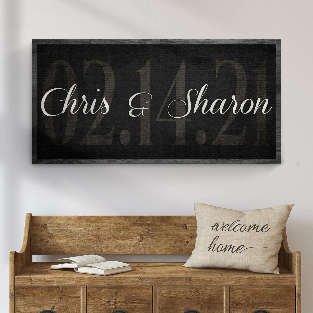 Wedding Date Sign