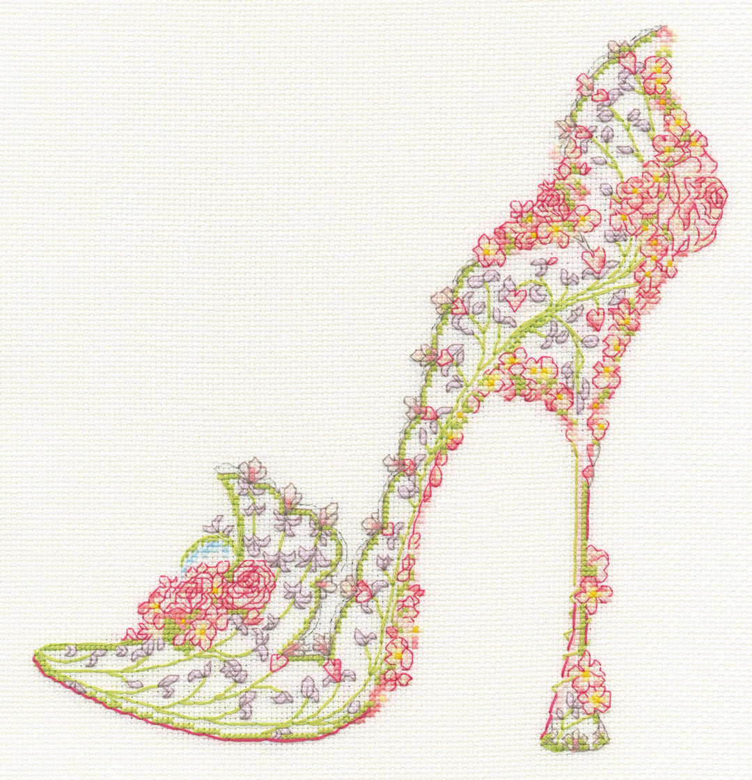 Wedding Slipper XSK11 Counted Cross Stitch Kit